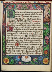 Versierde tekstpagina door Unknown artist