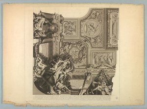 Decoraties door Lebrun en Mignard in het Paleis van Versailles
