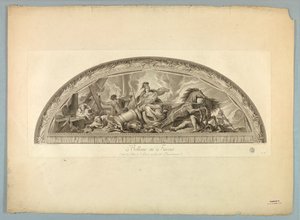 Decoraties door Lebrun en Mignard in het Paleis van Versailles door Unknown artist