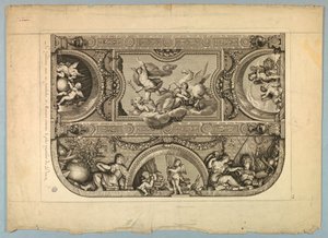 Decoraties van LeBrun en Mignard in het Paleis van Versailles