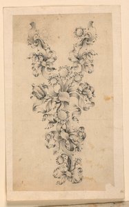 Ontwerp voor een hanger door Unknown artist