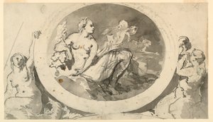 Ontwerp voor een Wandmonument of Fontein