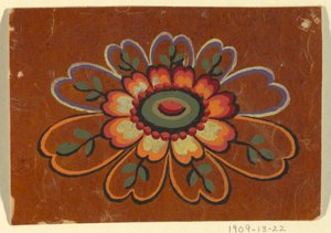 Ontwerp voor een geweven motief door Unknown artist