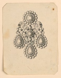 Ontwerp voor een Oorbel door Unknown artist