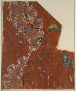 Ontwerp voor een geborduurde of geweven stof door Unknown artist