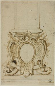Ontwerp voor de Basis van een Sokkel door Unknown artist