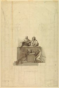 Gedetailleerd zicht op de drie figuren