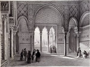 Salon van Don Pedro in het Alcazar, Sevilla