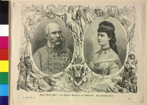 Keizer van Oostenrijk en Elisabeth Franz Joseph I door Unknown artist
