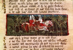 Toegang tot Spanje (miniatuur) door Unknown artist
