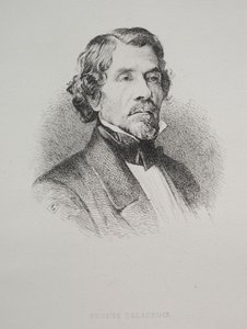 Eugène Delacroix door Unknown artist