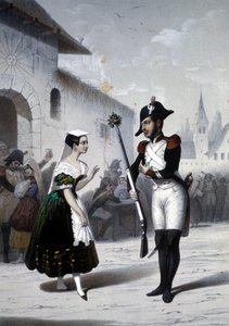 Fanny Persiani en Tamburini in de opera 