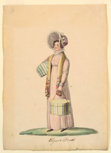 Mode: Elegante jurk door Unknown artist