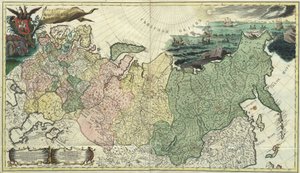 Eerste algemene kaart van het Russische Rijk