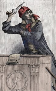 Portret van Jean Paul Marat, Montagnard afgevaardigde bij de Conventie door Unknown artist