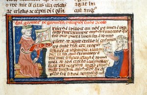 Geometer race - Verluchting uit de Middeleeuwen (ref. 418)