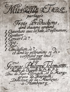 Georg Philipp Telemann. Duitse componist (Magdeburg) door Unknown artist