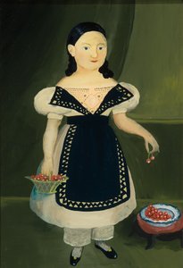 Meisje met kersen