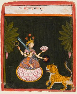 Godin Mangala, uit een Devi-serie door Unknown artist