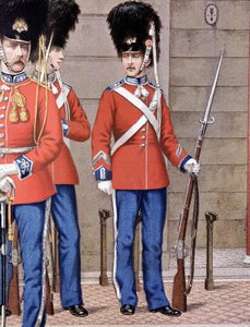 Grenadiers van de Deense Garde door Unknown artist