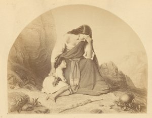 [Hagar en Ismaël] door Unknown artist