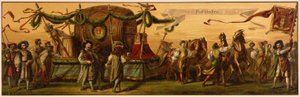 Hans Makarts processie van de stad Wenen door Unknown artist