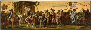 Hans Makarts processie van de stad Wenen door Unknown artist