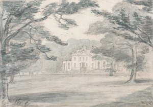 Havering Bower, Essex (Een Uitzicht op een Landhuis) door Unknown artist