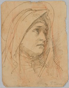Hoofd van de Maagd door Unknown artist