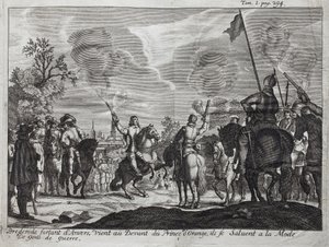 Henri, Graaf van Brederode (Hendrik Graaf van Brederode) (1531-1568), verlaat Antwerpen (Nederland, Nederland), komt naar voren van Willem I van Oranje-Nassau (Oranje Nassau), Prins van Oranje (of Willem de Zwijger)