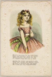 Hier is een groet voor mijn kleine schat (valentijn) door Unknown artist