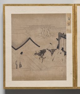 Zijn geparfumeerde hoogheid uit Album van Illustraties voor het Verhaal van Genji door Unknown artist