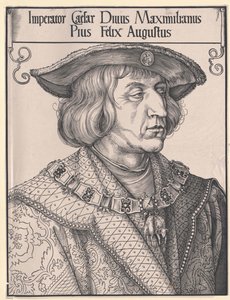 Heilige Roomse Keizer Maximiliaan I door Unknown artist