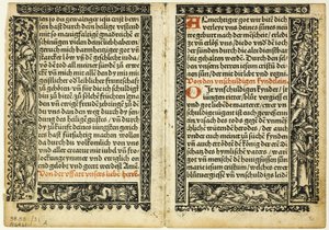Illustratie uit Hortulus animae, plaat 31 uit Woodcuts from Books of the XVI Century door Unknown artist