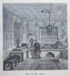 Illustratie uit "Het menselijk ras" door Louis Figuier