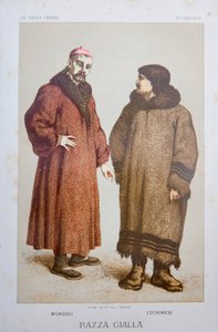 Illustratie uit "Het menselijk ras" door Louis Figuier