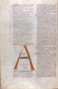 Incipit van het Boek Openbaring