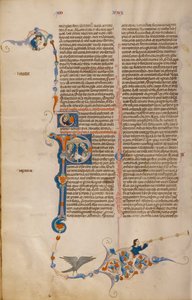 Beginletter P: Sint Paulus geeft brief aan bisschop