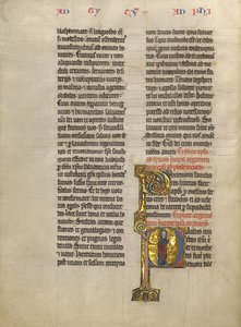 Beginletter P: Sint Paulus met een boek