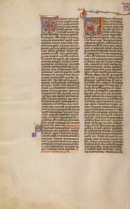 Initial V: Zefanja wijst naar een kind