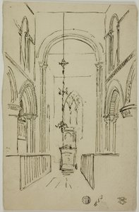 Interieur van een Kathedraal