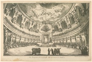 Interieur van de Nieuwe Concertzaal, Venetië door Unknown artist