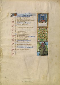 Januari Kalenderblad; Smullen; Waterman