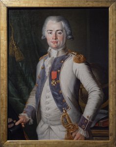 Jean Louis de Lostanges, infanteriekapitein, c.1789-91 door Unknown artist