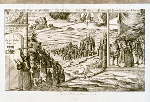 LUTHER Maarten: Allegorische druk van de droom van Frederik de Wijze, prins van Saksen (gravure) door Unknown artist