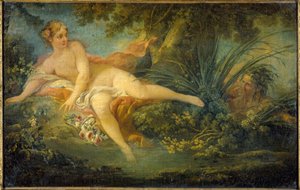 De verraste nimf, naar Boucher
