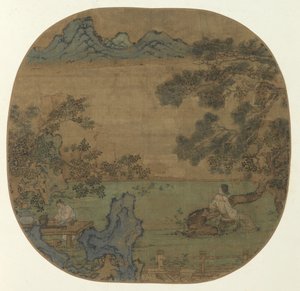 Landschap met Figuren door Unknown artist
