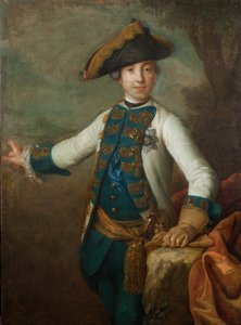 De tsaar Peter III van Rusland - Portret van de tsaar Peter III van Rusland (1728-1762), Anoniem
