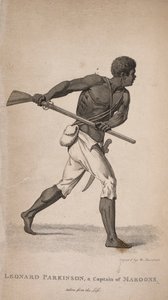 Leonard Parkinson, een Kapitein van Maroons door Unknown artist