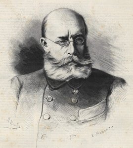 Louis Léon César Faidherbe (1818 - 1889) Franse generaal en kolonisator, gravure uit de 19e eeuw. Bianchetti Collectie door Unknown artist